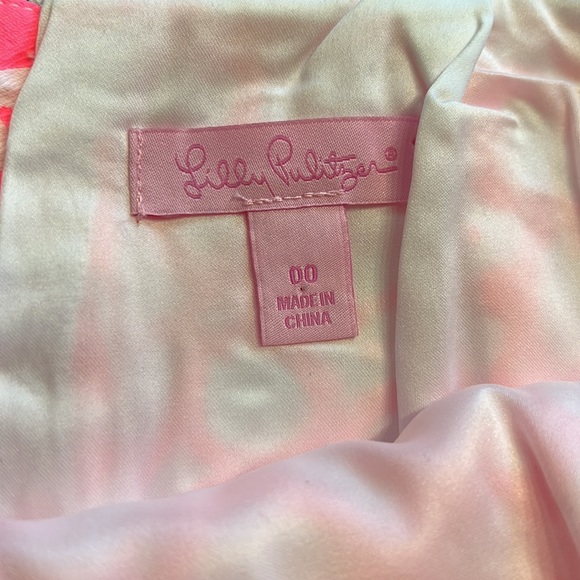 Lilly Pulitzer Floral Buttercup Scalloped Tate Skirt in Size 00 - Picture 2 of 6